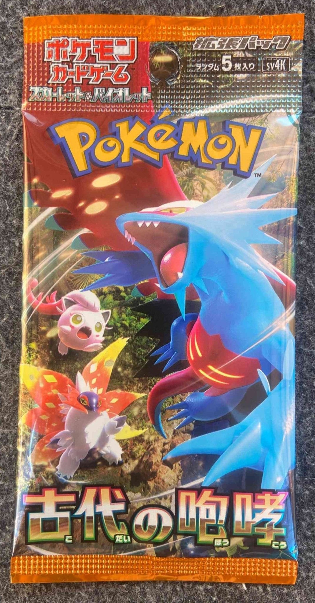 Ancient Roar sv4K Pokemon Scarlet and Violet Japanese Booster Pack  Blue's  Outpost