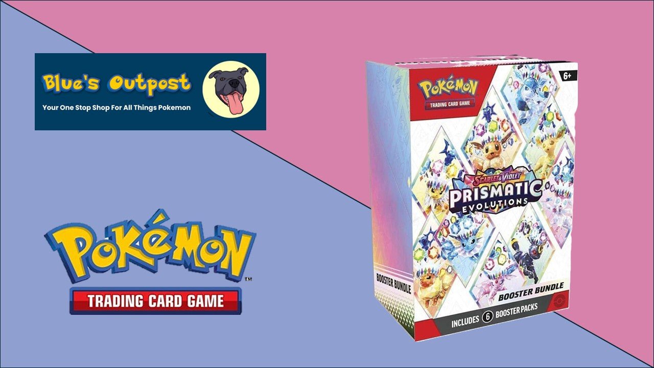 Pokemon Prismatic Evolutions Booster Bundle - SV: Prismatic Evolutions (PRE) - Blue's Outpost