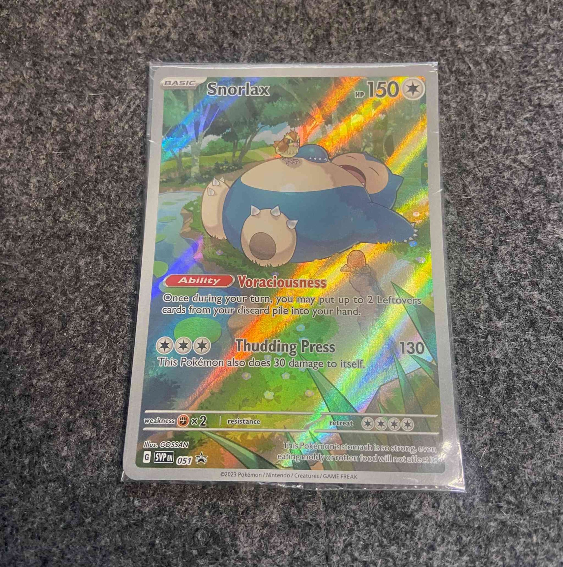 Snorlax- 051 Promo SV: Scarlet & Violet Promo Card