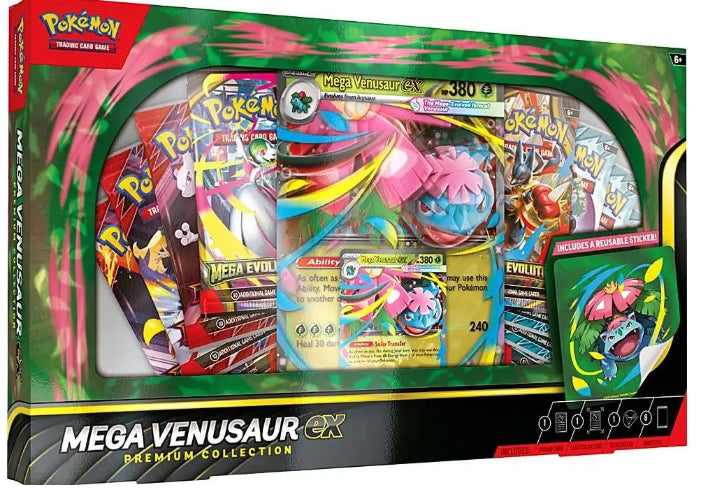 Pokemon Mega Evolution - Mega Venusaur EX Premium Collection Box