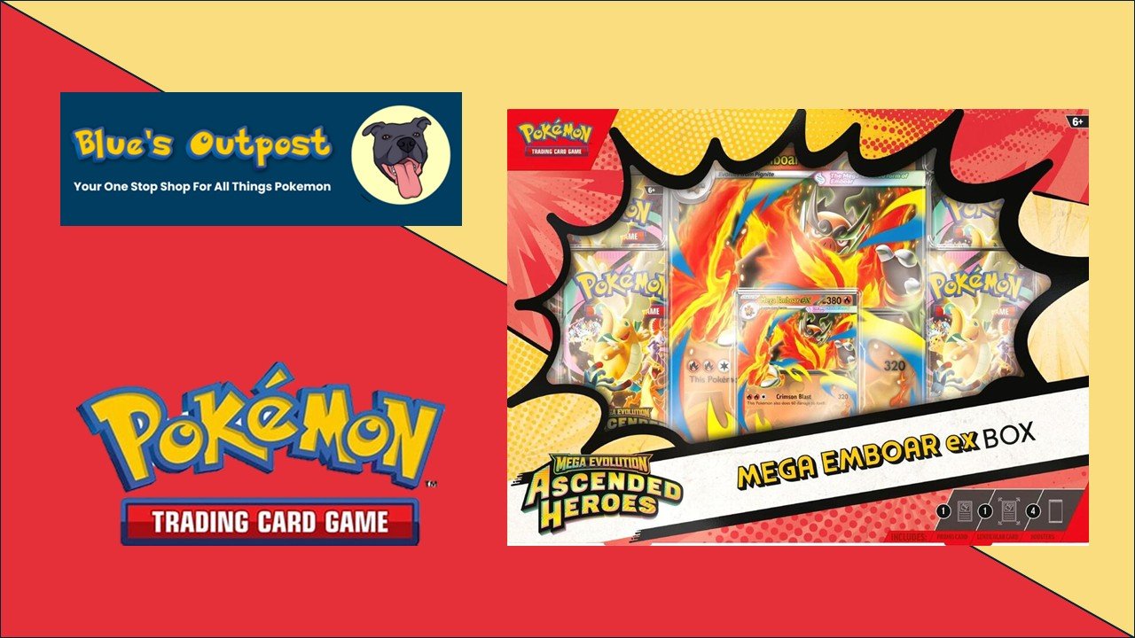 Ascended Heroes Mega Emboar ex Box - ME: Ascended Heroes (ASC) - Blue's Outpost