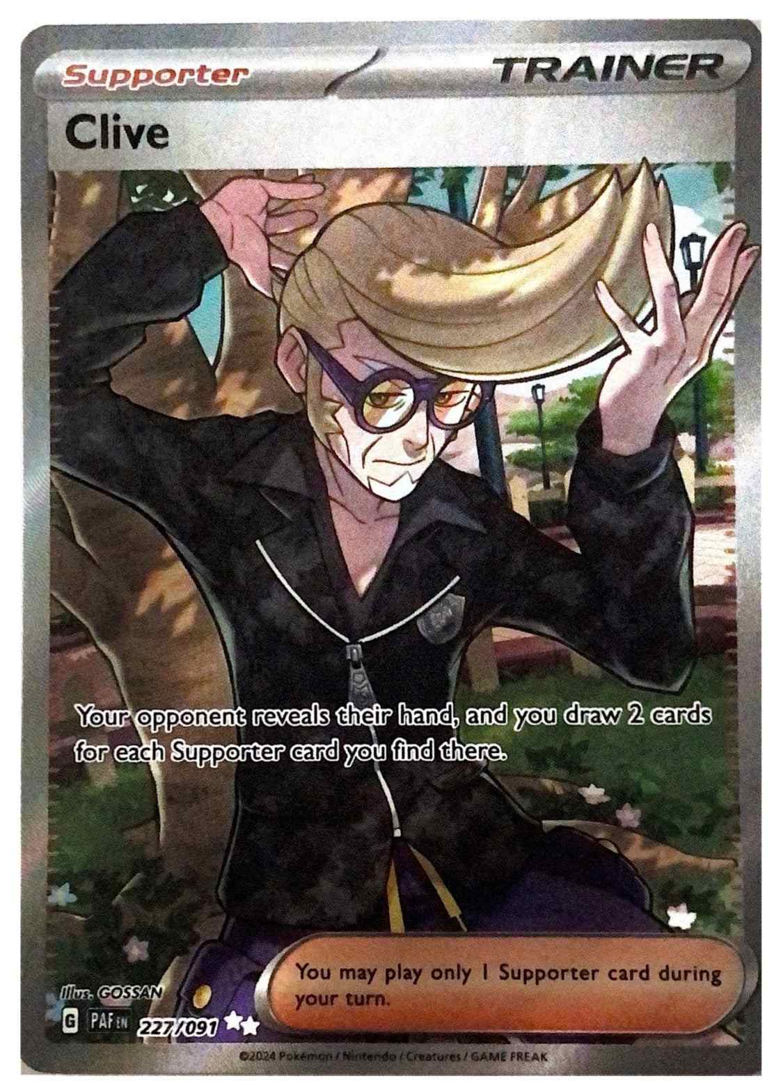 Clive Pokemon 227/091 - Pokemon Scarlet and Violet: Paldean Fates (PAF) - Blue's Outpost