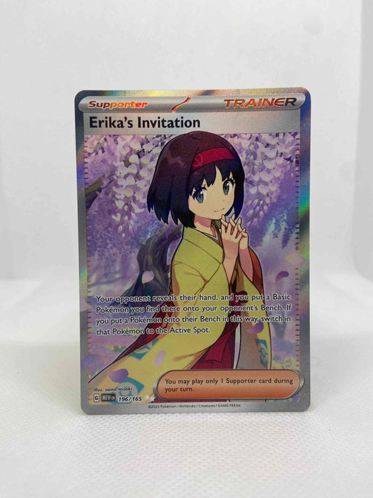 Erikas Invitation - 196/165 - SV: Scarlet and Violet 151 (MEW) - Blue's Outpost