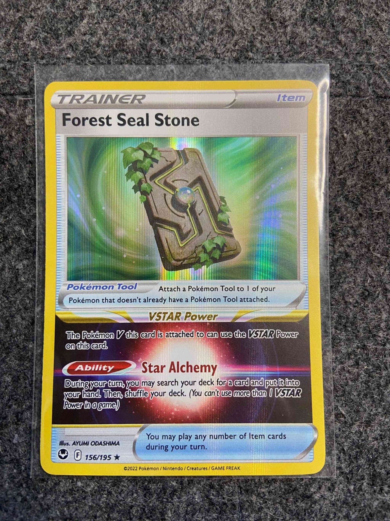 Forest Seal Stone - SWSH12: Silver Tempest (SWSH12) - Blue's Outpost