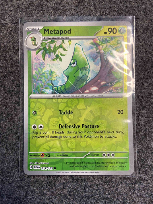 Metapod - SV: Scarlet and Violet 151 Rev Holo (MEW) - Blue's Outpost