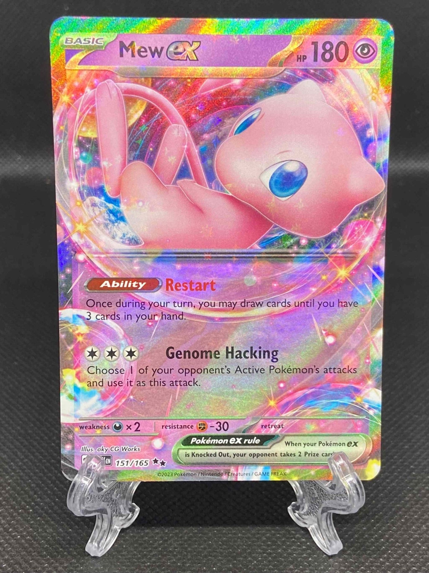 Mew ex - 151/165 - SV: Scarlet & Violet 151 (MEW) - Blue's Outpost