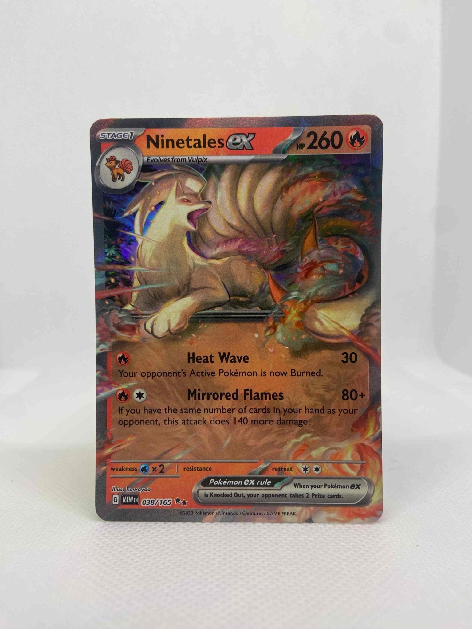 Ninetales ex - 038/165 - SV: Scarlet and Violet 151 (MEW) - Blue's Outpost