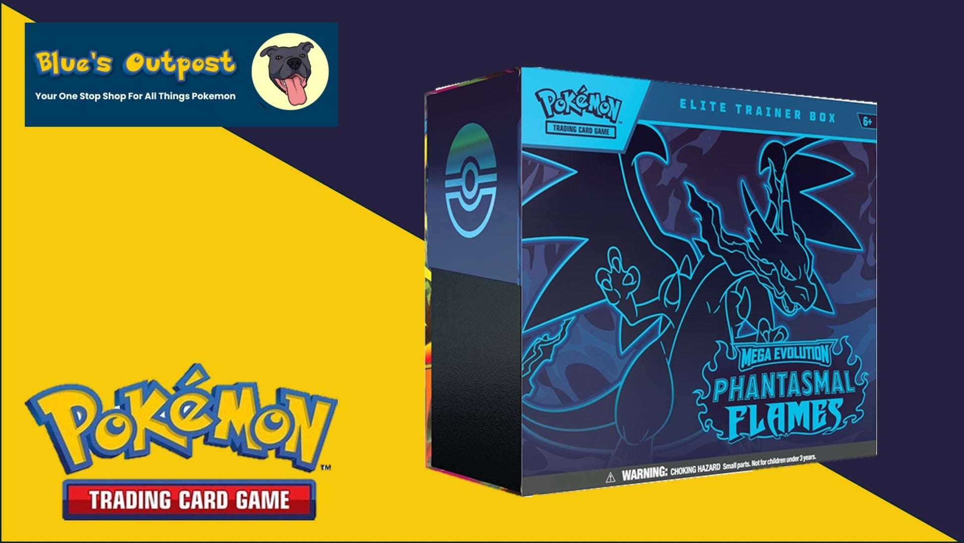 Pokemon Mega Evolution Phantasmal Flames Elite Trainer Box - Blue's Outpost Pokemon Mega Evolution Phantasmal Flames Elite Tr