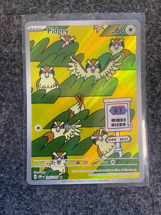 Pokemon Pidgey - 207/197 - SV03: Obsidian Flames (SV03) - Blue's Outpost