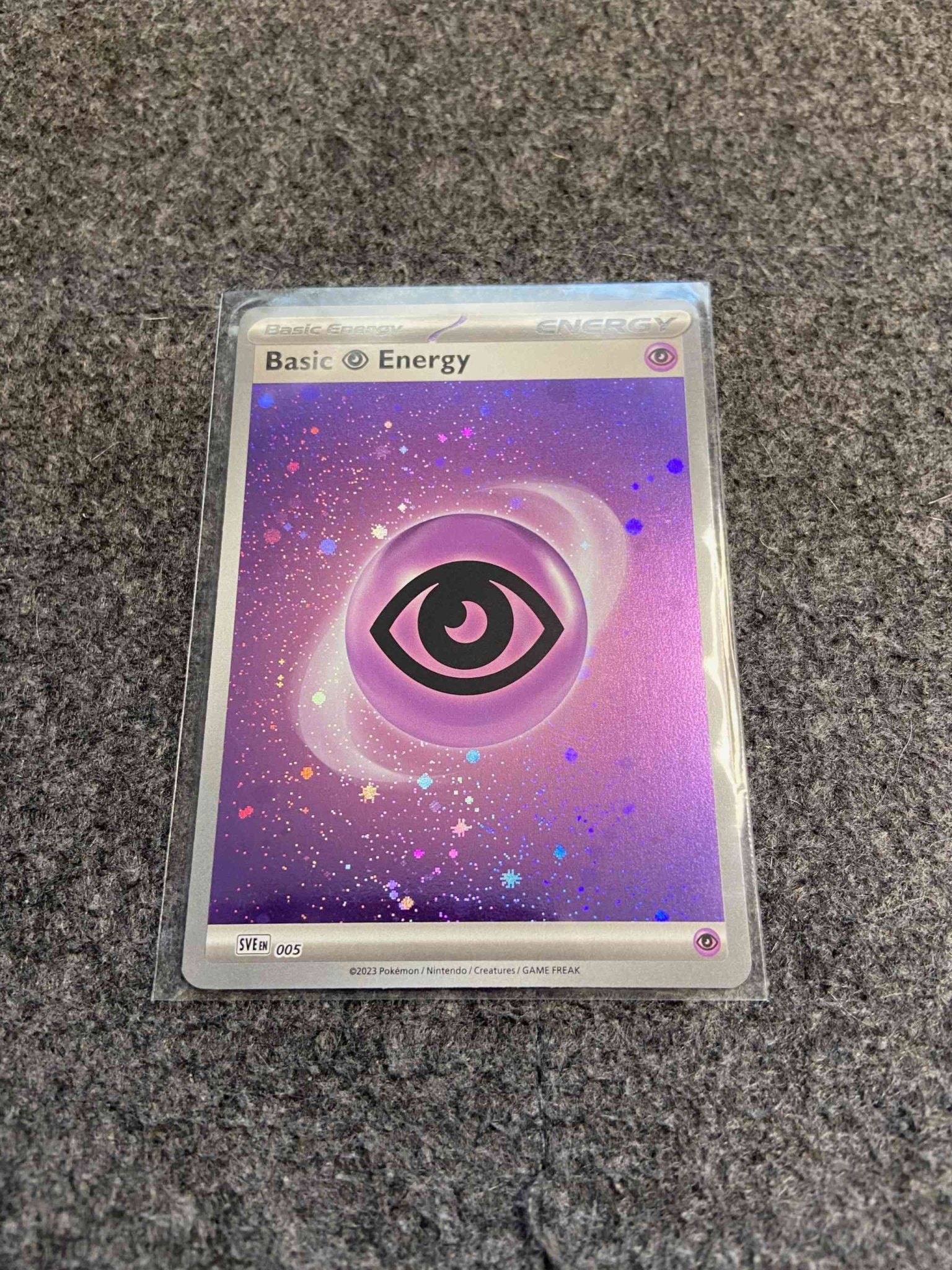 Pokemon Psychic Basic Energy Cosmos Holo - Blue's Outpost