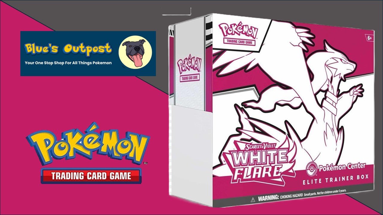 White Flare Pokemon Center Elite Trainer Box (Exclusive) - SV: White Flare (WHT) - Blue's Outpost