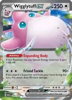 Wigglytuff ex - 040/165 - Pokemon SV: Scarlet & Violet 151 (MEW) - Blue's Outpost