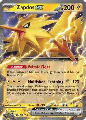 Zapdos ex - 145/165 - Pokemon SV: Scarlet & Violet 151 (MEW) - Blue's Outpost